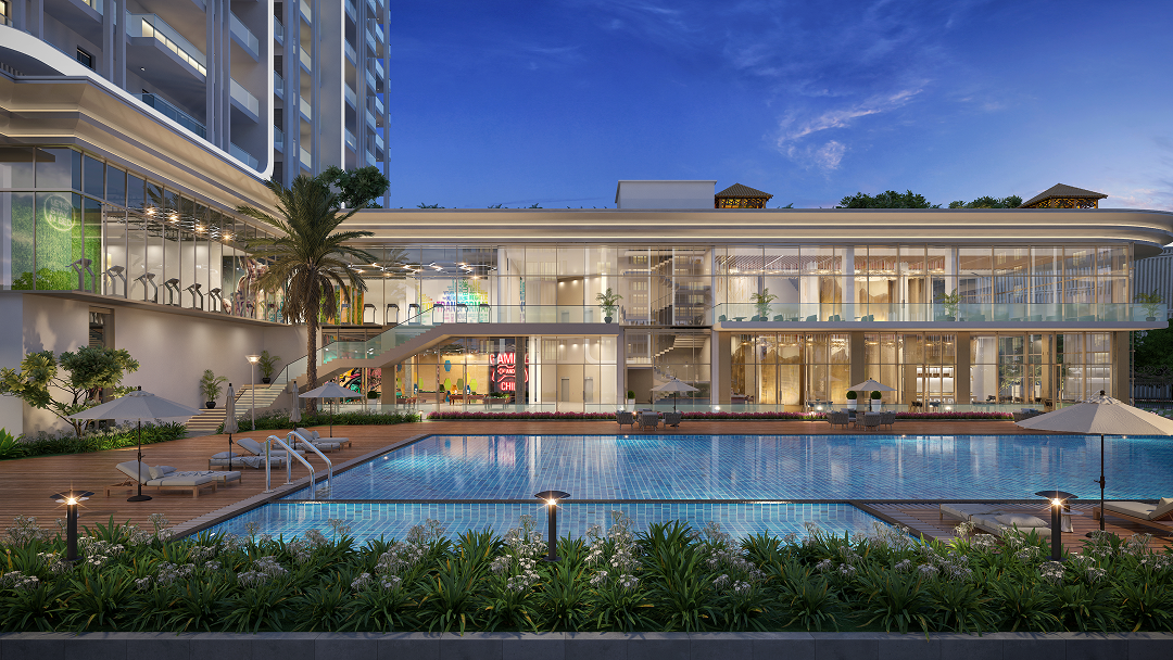 Enjoy the picturesque view of a lush garden from your luxury independent floors at The Orchard - Central Park
 