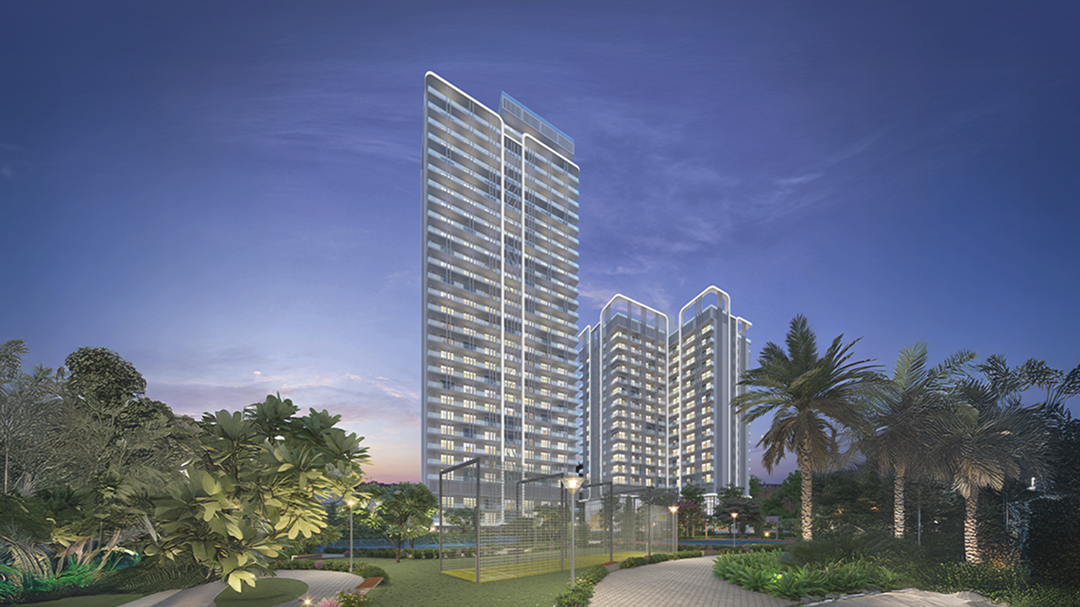 Check out the side view of Flower Valley The Orchard - luxury independent floors in Sohna, Gurgaon
